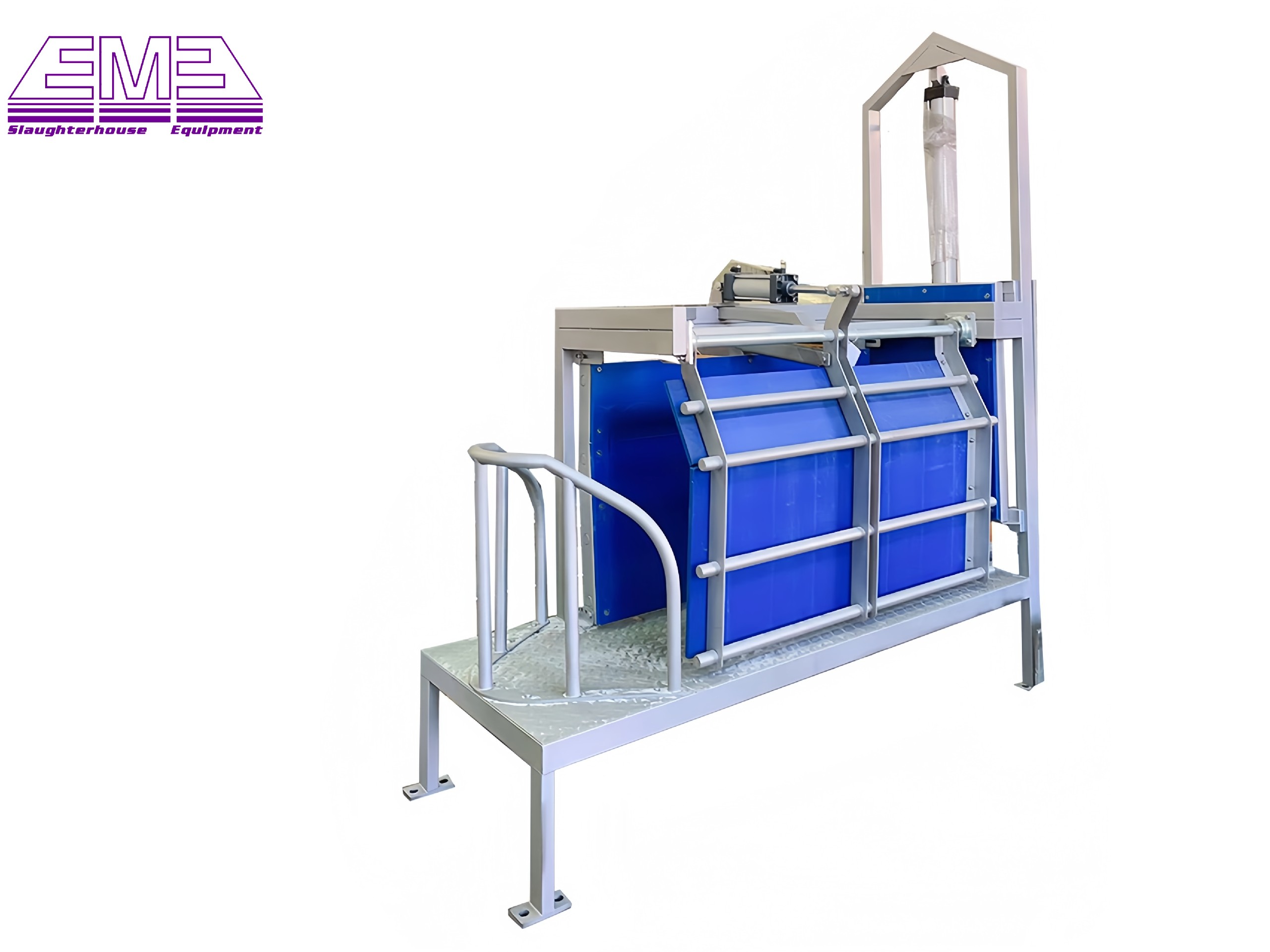 Goat slaughtering machine living sheep stunning box for sheep killing processing